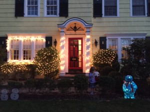 Dreidels and Christmas Lights